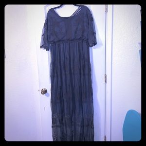 Lace Boho Maxi Dress